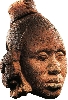 Les musées sont des mondes : Tête féminine, royaume d’Ifé, Nigéria, 14e-15e siècle, Musée Barbier- Mueller. © Musée Barbier -Mueller / Photo Studio Ferrazzini Bouchet.