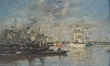 Comme jamais ! : BOUDIN, Eugène Bordeaux, Le voilier blanc. Effet du soir 1874 Huile sur bois Achat de la Ville, 2011