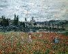 Monet au musée Marmottan et dans les collections suisses : Champs de coquelicots près de Vétheuil, vers 1879, huile sur toile. © Fondation Collection E.G. Buhrle Zurich