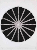 Contours : Najia Mehadji Coupole 2 Craie sur papier 76 x 57 cm 1993 - 1994