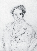 Figures d’hommes / Indian Figures : Jean Auguste Ingres, Jean Alaux, vers 1816, mine de plomb sur papier, 129 x 165 cm