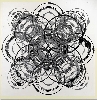 Dominique Gauthier - Le Poème, Devant, Allez vers, 2001-2011 : G.Gauthier, Sans titre, Série Cantos noirs, 2008, Technique mixte, 205 x 200 cm