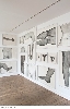 Frédérique Lucien - Sans repentir : « Anonyme », 2010, fusain sur papier, vue partielle, exposition Musée Zadkine, Paris 2011, crédit photographique : Pierre Antoine, Courtesy galerie Jean Fournier