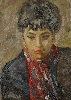 La galerie Dujardin (1905-1980) – L’art au XXe siècle à Roubaix : Noël D’Hulst, Portrait de Josée Courier, vers 1950. Photo : Alain Leprince M.A.I.A.D. Roubaix