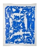 Les affranchis, un choix dans les collections du Frac Auvergne : Simon Hantaï « Tabula » bleu 1981 Acrylique sur toile 235 x 191 cm Collection FRAC Auvergne (c) adagp , Paris 2011 photo: Ludovic Combes