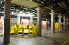 Ici Nice dans la Kunstellation : Vue de la Halle avec le Point d’exclamation de Sacha Sosno au fond, (c) Ville de Nice/Muriel Anssens, 2011
