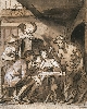 Le baroque en Flandres - Rubens, Van Dyck, Jordaens - Dessins de l’Ecole Nationale supérieure des Beaux-Arts : Jacob Jordaens, Le satyre et le paysan, Pierre noire, plume, encre brune, lavis brun, rehauts de blanc, © Ecole nationale supérieure des beaux-arts, Paris