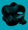 Mark Brusse – Najia Mehadji : Najia Mehadji. Arabesque. 2010, Peinture numérique, 100 x 100 cm.