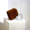 Notre vallée : Gunter WAGNER, Mis sur, verre et métal oxydé, 1998, musée du château de Montbéliard.