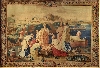 Poussin et Moïse – Du dessin à la tapisserie : Moïse sauvé des eaux, d’après Nicolas Poussin, Manufacture des Gobelins atelier de Jean Jans fils, vers 1683, laine et soie, rehaussées d’or, 350x495 cm, Paris, Mobilier national © Collection du Mobilier National / Ph. Sébert