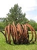 Bernar Venet - Sculptures : © Photo : Denis Aygulf Le Cesne