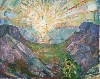 Edvard Munch, l’œil moderne : Solen [Le Soleil] 1910-13 Huile sur toile 162 x 205 cm © Munch Museum / Munch-Ellingsen Group / BONO 2011 © Adagp, Paris 2011