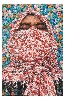 Traits d'Union - Paris et l'art contemporain arabe : Ayman Baalbaki, Al Moulatham, 2010 Acrylique sur Ussu imprimé et toile, 200 x 150 cm Courtesy Agial Art Gallery