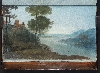 Turner inspired: in the light of Claude : Joseph Mallord William Turner.	 Copy of the Composition of Claude's 'Landscape with the Arrival of Aeneas' from  Studies for Pictures Sketchbook. Vers 1799, Aquarelle sur papier bleu, 21 x 13 cm, © Tate 2012