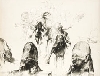 Velickovic-Dado Dessins des années 60 aux années 80 : Dado, Taxidermie, encre sur papier, 1974