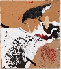 Vladimir Velickovic, les versants du silence : Karton, 2009, Technique mixte sur carton