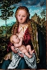 Cranach et son temps : Lucas Cranach La Vierge et l’enfant vers 1515 huile sur panneau tilleul, 81,6 x 54 cm Budapest, église réformée, collection Ràday © Budapest, église réformée, collection Ràday