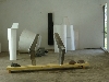 Re-poser / Re-garder : sculptures, dessins de Vincent Barré : Vue de l’atelier de Vincent Barré mars 2011. © DR