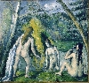 Révélations : Une odyssée numérique dans la peinture. : Paul Cézanne, Trois baigneuses, © Petit Palais Roger Viollet