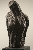 Corps à corps : Eugène Dodeigne_Buste de femme, XXème siècle_Pierre de Soignies taillée, 96x50x47 cm _ Direction des Musées de Dunkerque, LAAC, Photo Vincent Bijan _ ADAGP, Paris 2010