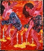 Danser sa vie - Art et danse de 1900 à nos jours : Emil Nolde Kerzentänzerinnen (Danseuses aux bougies), 1912 Huile sur toile - 100,5 x 86,5 cm Neukirchen, Stiftung Seebüll Ada und Emil Nolde © Nolde Stiftung Seebuell, Allemagne
