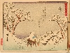Les neiges, images, textes et musique :  38ème station, Mishima, in Cinquante-trois stations du Tokaïdo. Edition Kyôka. Vers 1840, Utagawa Hiroshige Coll. Musée des Beaux-arts, Nancy
