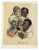 Exhibitions, l’invention du sauvage : Julien Léopold Boilly. La Famille africaine. 1809, estampe, papier, 53 x 36 cm.