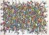 JonOne – Transformations : Study of white colour. 2012, acrylique sur toile, 154 x 205 cm. Courtesy galerie Rive Gauche – Marcel Strouk