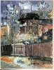 Valadon, Utrillo et Utter, la trinité maudite entre Paris et Saint-Bernard, 1909-1939 : Maurice Utrillo  Le Moulin de la Galette, s. d. [vers 1910-1912]  Gouache sur papier, 27 x 21,5 cm  © Musée de La Loire, Cosne-Cours-sur-Loire  ©Jean Fabris 2011-© ADAGP- Paris 2011