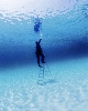 De leur temps (3), 10 ans de création en France : le Prix Marcel Duchamp : Philippe Ramette, Exploration rationnelle des fonds sous-marins : le contact, 2006, photographie couleur, 150x120 cm ou 100x80 cm, collection particulière © Philippe Ramette ©  Adagp, Paris 2010