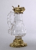 Gaston Fébus, prince Soleil : Aiguière en cristal de roche, Paris, milieu du 14e siècle (monture16e -18e siècle), Cristal de roche, argent gravé et doré, 24,5 x 12,5 cm, Paris, Musée du Louvre, département des objets d'art, © RMN / Daniel Arnaudet