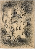 Gérard Vulliamy - les dessins surréalistes 1930-1947 : 1934 Mine de plomb et fusain sur papier 31,5 x 22,5 cm. Etude pour Le songe d’une nuit d’été collection particulière © ADAGP