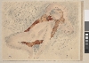 Rodin, Le plaisir infini du dessin. Dessins, aquarelles et sculpture : Femme allongée, aux jambes écartées, le vêtement relevé, Acquis en 1941 © ADAGP, Paris 2011