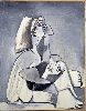 Un corps inattendu, carte blanche à Jean-Louis Prat : Pablo Picasso, Femme assise, 1962, Collection particulière