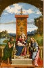 Cima da Conegliano. Maître de la Renaissance vénitienne. : Vierge à l’Enfant entre Saint-Jean-Baptiste et Sainte Marie-Madeleine. Huile sur panneau de bois, 167 x 110 cm. Musée du Louvre, Paris. 