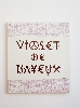 Le Violet de Bayeux. : Jacques Villeglé, Violet de Bayeux © le Radar, Espace d'Art Actuel. © ADAGP 2010.