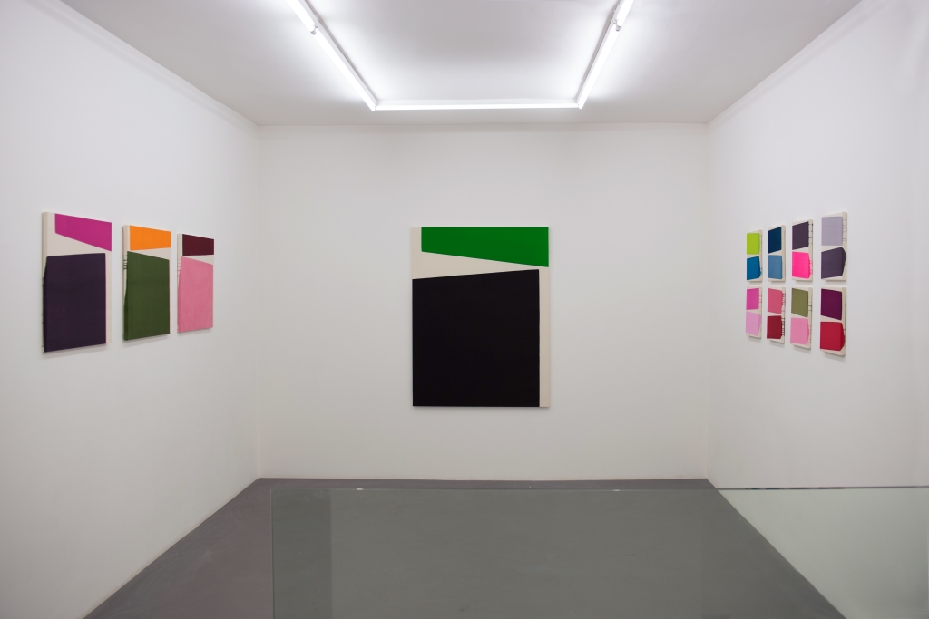 Soo Kyoung Lee / Guillaume Moschini : Vue de l'exposition de Guillaume Moschini, galerie Djeziri-Bonn, Paris, 2015 © R. Kriegel