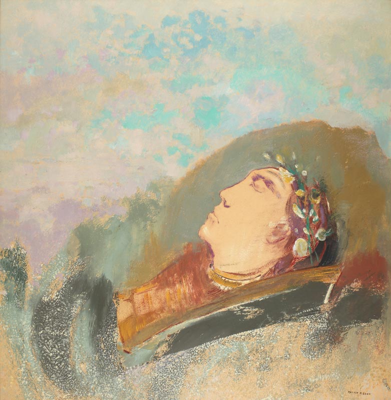 Odilon Redon, Prince du rêve, 1840-1916 : Montpellier Agglomération, musée Fabre, collection Englert-Vermeer, Orphée, vers 1910, Huile sur carton, © DR