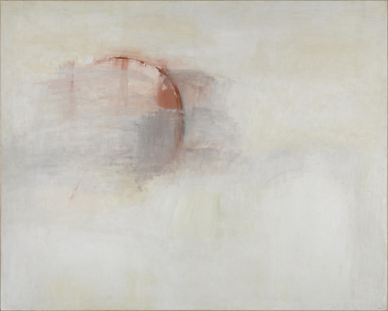 Geneviève Asse - Peintures : Cercle Paysage, 1966 Huile sur toile, 200 x 250 cm, photo : Philippe Migeat, Centre Pompidou / Dist. RMN-GP © Adagp, Paris 2013