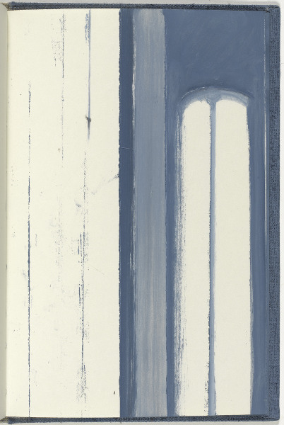 Geneviève Asse - Peintures : Carnet à dessins de 46 feuillets, relié et toilé Sans titre, 1993, photo : Georges Meguerditchian, Centre Pompidou / Dist. RMN-GP © Adagp, Paris 2013