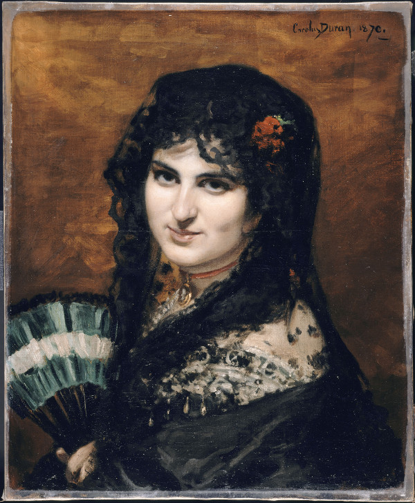Tentations, l'appel des sens (1830-1914) : Carolus Duran,L'espagnole, 1870,huile sur toile