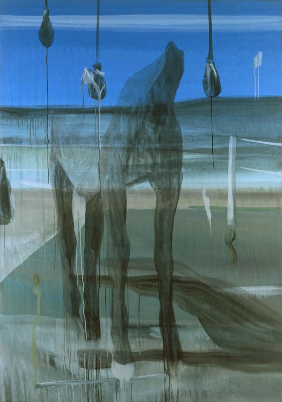 Marc Desgrandchamps, le dernier rivage : Marc Desgrandchamps, Sans titre, 2009, Huile sur toile, 200 x 140 cm, Courtesie Galerie Zu?rcher, Paris - New York