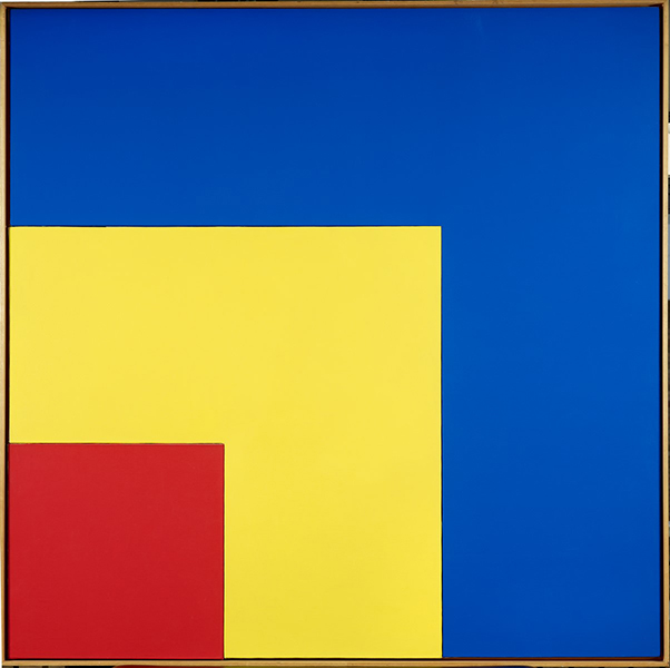Bleu, Jaune, Rouge. La couleur libérée. : Kelly Ellsworth- Red,Yellow,Blue, 1963. Fondation Maeght.
