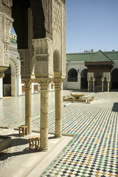 Le Maroc médiéval – un empire de l’Afrique à l’Espagne : ©Louvre Minbar de la mosquée d’al-Quaraouiyine. Fès, Maroc.