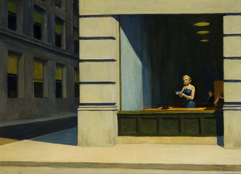 Edward Hopper : Edward Hopper New-York Office 1962 Huile sur toile, 102,87 x 140,02 cm Montgomery Museum of Fine Arts, Montgomery, Alabama, The Blount Collection © Montgomery Museum of Fine Arts