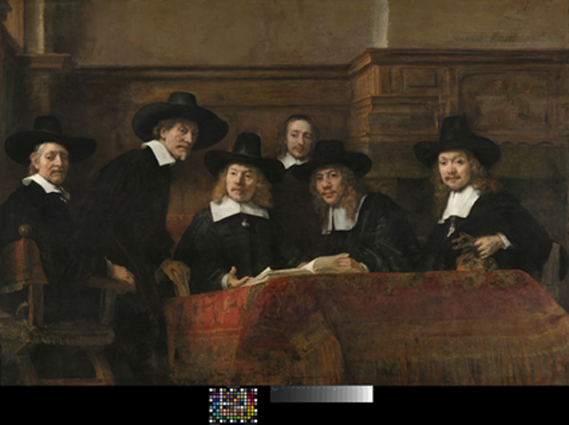 Rembrandt: The Late Works : © Rijksmuseum, Amsterdam, Rembrandt The Sampling Officials of the Amsterdam Drapers’ Guild, known as ‘The Syndics’, about 1662 Oil on canvas 191.5 x 279 cm
