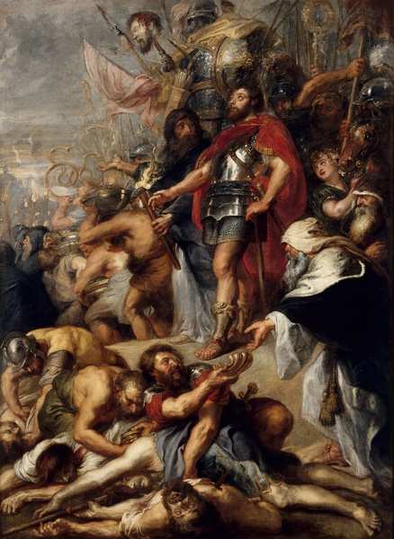 Un jour parfait – Beinaschi et Rubens invitent Yan Pei-Ming : Pierre Paul Rubens (1577 – 1640) Le triomphe de Judas Macchabée, 1635 © RMN. Photographie : G. BLOT