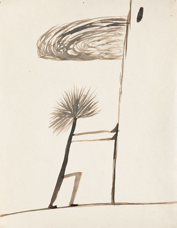 Louise Bourgeois - Estampes et dessins. : Louise Bourgeois Sans titre, 1948 Encre sur papier 27 x 21 cm © Courtesy Galerie Lelong / Photo Fabrice Gibert