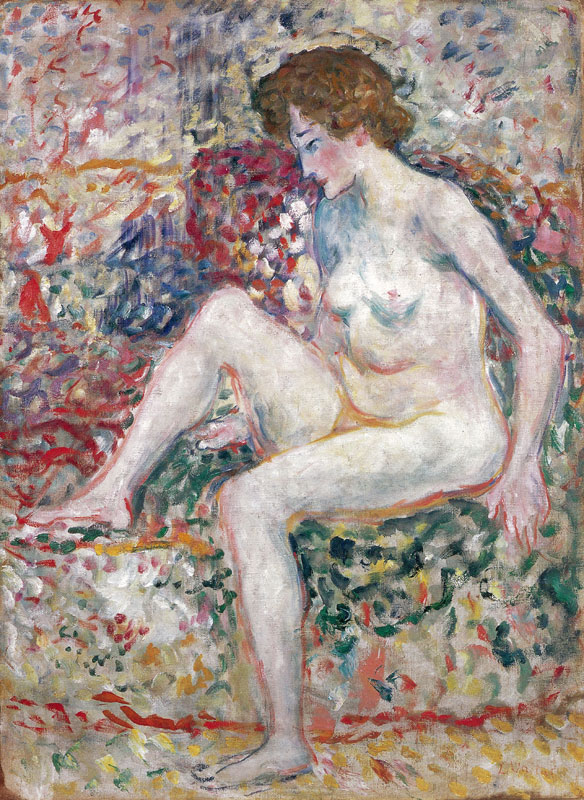 Valtat - Indépendant et précurseur : Femme nue. 1897, huile sur toile, 130x97.5 cm. Collection particulière, Japon. © ADAGP, Paris 2011