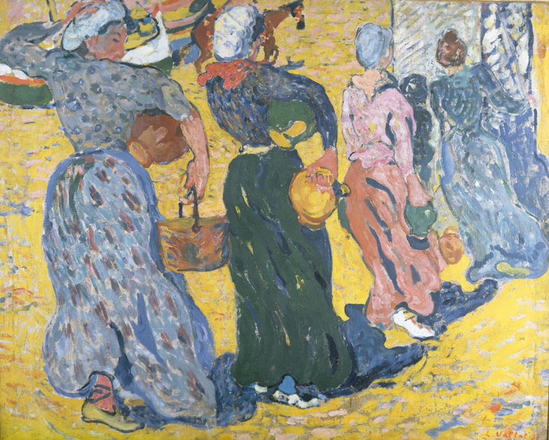 Valtat - Indépendant et précurseur : Les Porteuses d’eau. 1897, Huile sur toile, 130 x 162 cm. Musée du Petit Palais, Genève.© ADAGP, Paris 2011